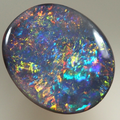 SOLID SEMI BLACK OPAL Bright and sparkling Floral Harlequin pattern